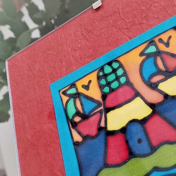 Original Painting On Silk by Nik Jory - Picture 9 of 9